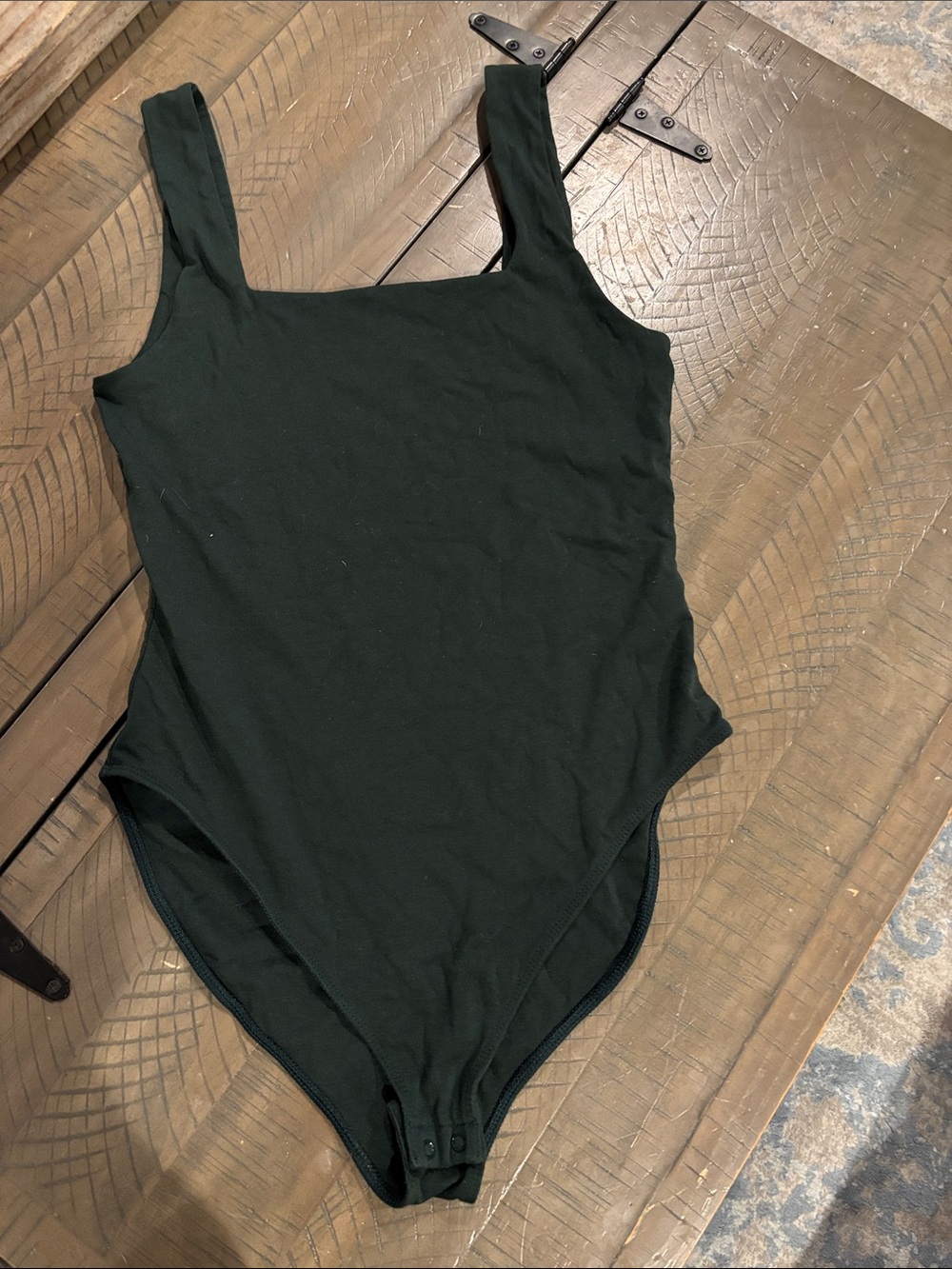 M Hunter green bodysuit